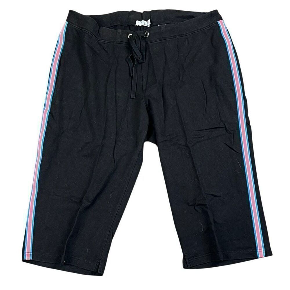 New York Laundry Black Cropped Sweatpants 2X